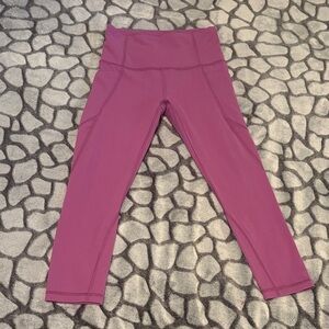 Athleta Dusty Rose Cropped Leggings